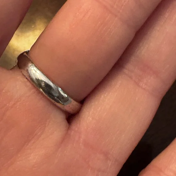 Sterling Silver and Natural Opal Statement Ring - Picture 5 of 11